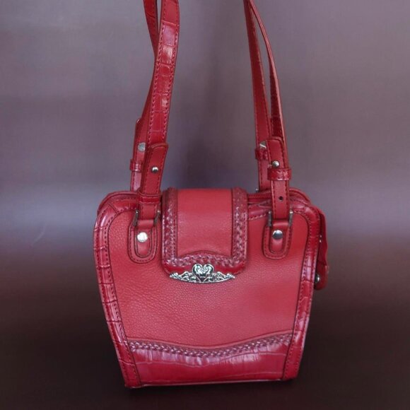 Y2K Coldwater Creek Red Mini Handbag – Heart Hardware, Western Cowgirl Purse - Picture 2 of 4